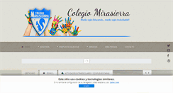 Desktop Screenshot of colegiomirasierra.com