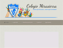 Tablet Screenshot of colegiomirasierra.com